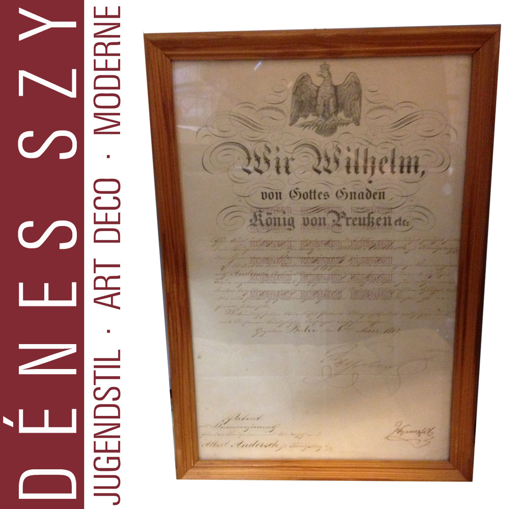 Kaiserliche Botschaft Wilhelm I Berlin 1867