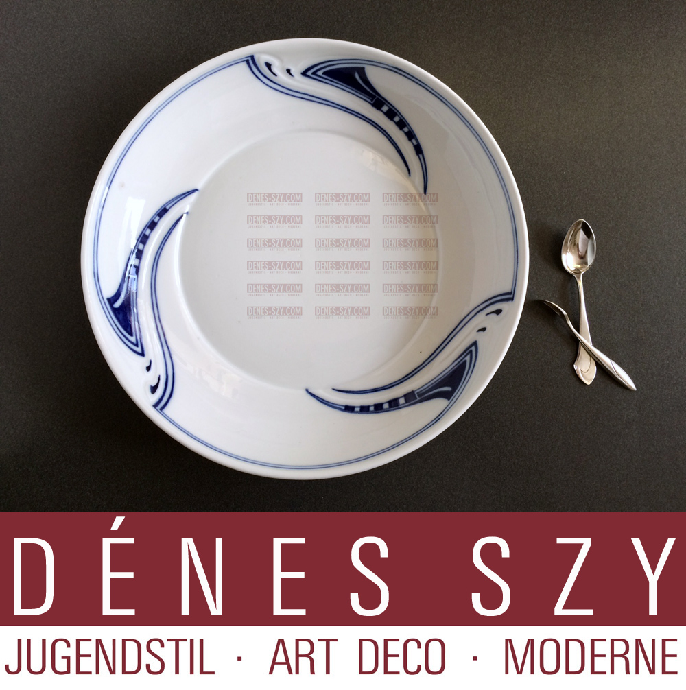 Meissen, Henry van de Velde, Peitschenhieb porcelain XXL bowl