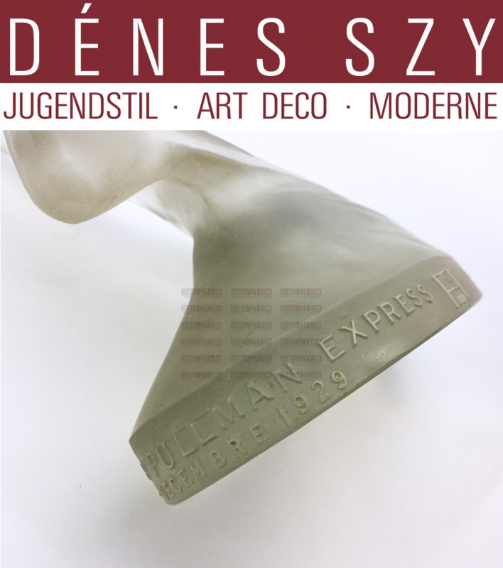 Trophée de verre Pullmann express par René Lalique 1929