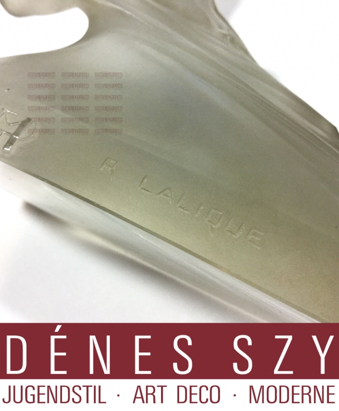 Trophée de verre Pullmann express par René Lalique 1929