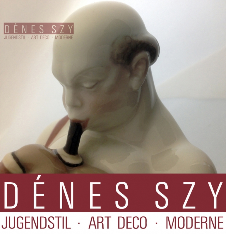 Procession de mariage de KPM Berlin, Conception: Adolph Amberg 1908/10, Exécution: Manufacture nationale de porcelaine de Berlin - KPM 1er quart du 20e siècle. Arabe avec bagpipe