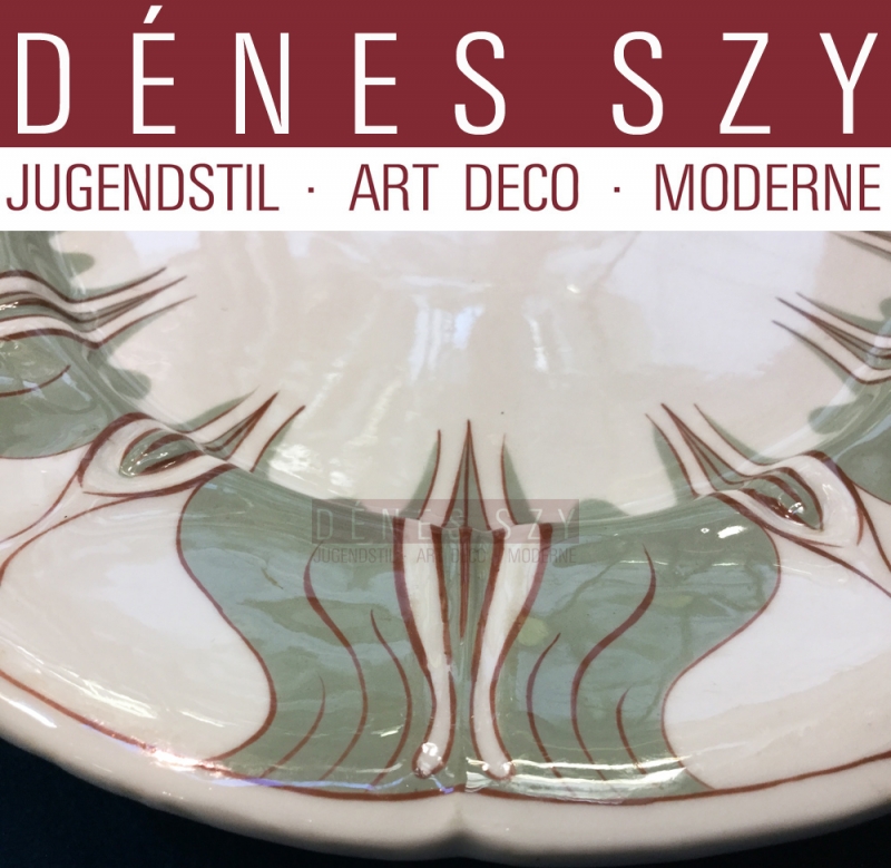 Meissener Jugendstil Porzellan XXL Platte für Festtagsbraten