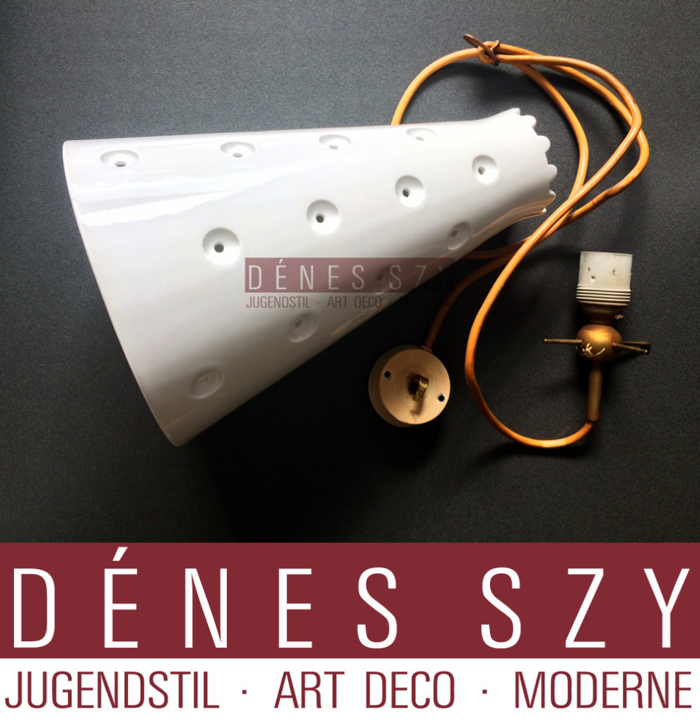 KPM Berlin plafonnier en porcelaine 1949