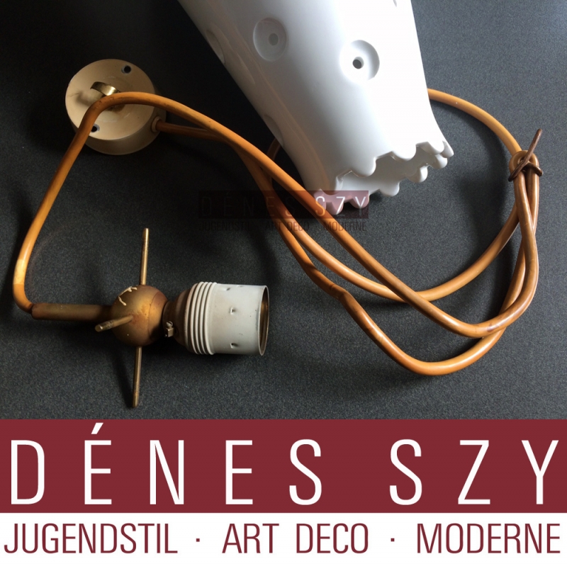 KPM Berlin plafonnier en porcelaine 1949