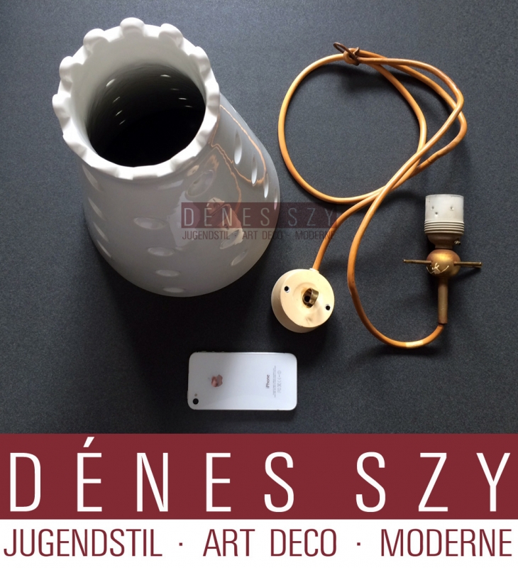 KPM Berlin plafonnier en porcelaine 1949