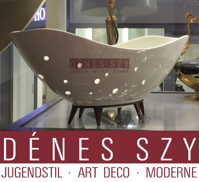 Mid Century Modern Royal KPM Berlin Porcelain jardiniere