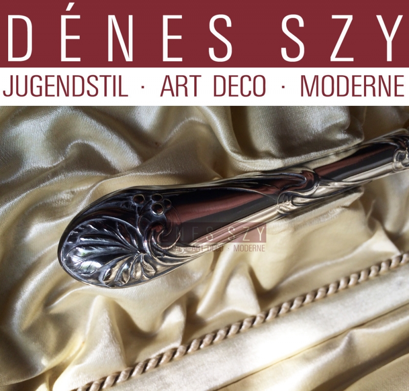 BRUCKMANN Weltausstellung PARIS 1900 Vorleger IRIS Silber 800