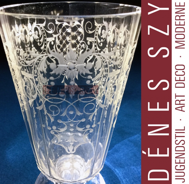 Josef LOBMEYR Wien AUSTRIA Maria Theresia Kristall Glas BIERGLAS