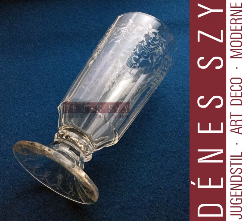 Josef LOBMEYR Wien AUSTRIA Maria Theresia Kristall Glas BIERGLAS