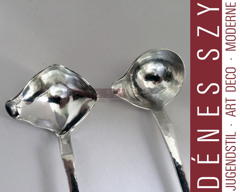 FRIGAST, BUTTERFLY Pattern, silver, Art Nouveau Cream ladle