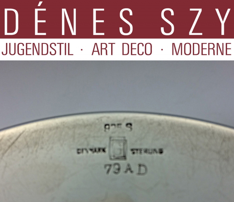 GEORG JENSEN scatola 79 AD argento Sterling, 1933-44