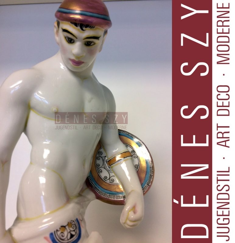 HOCHZEITSZUG ++ KPM Berlin Porzellanfigur GOTE, A. AMBERG 1910