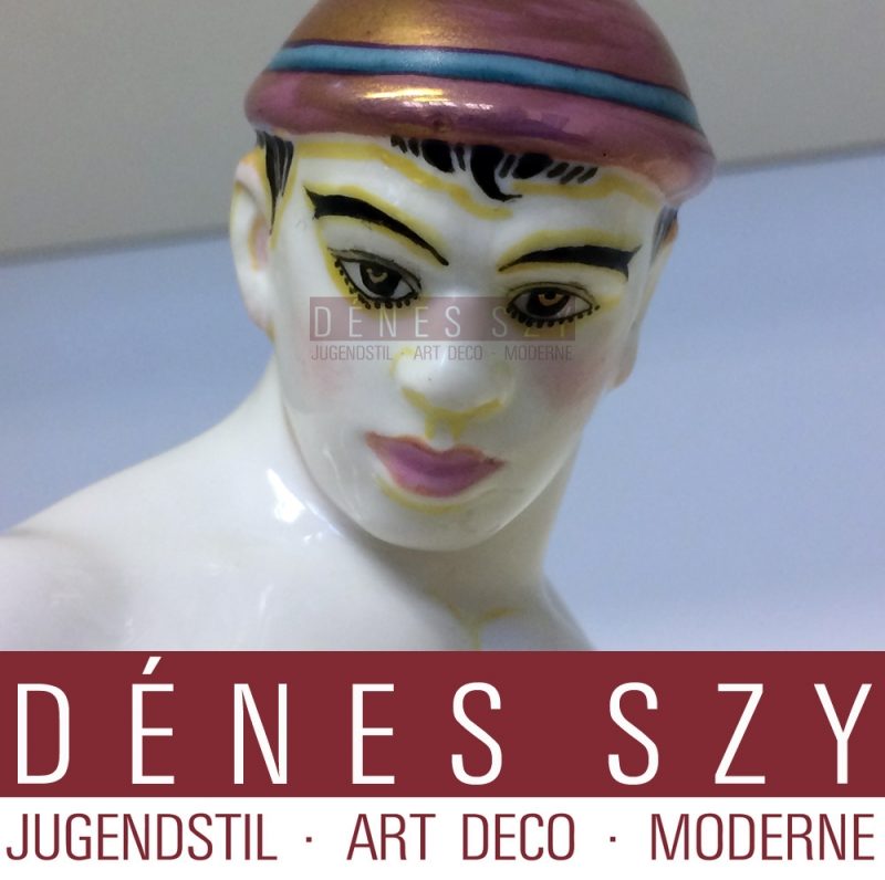 HOCHZEITSZUG ++ KPM Berlin Porzellanfigur GOTE, A. AMBERG 1910