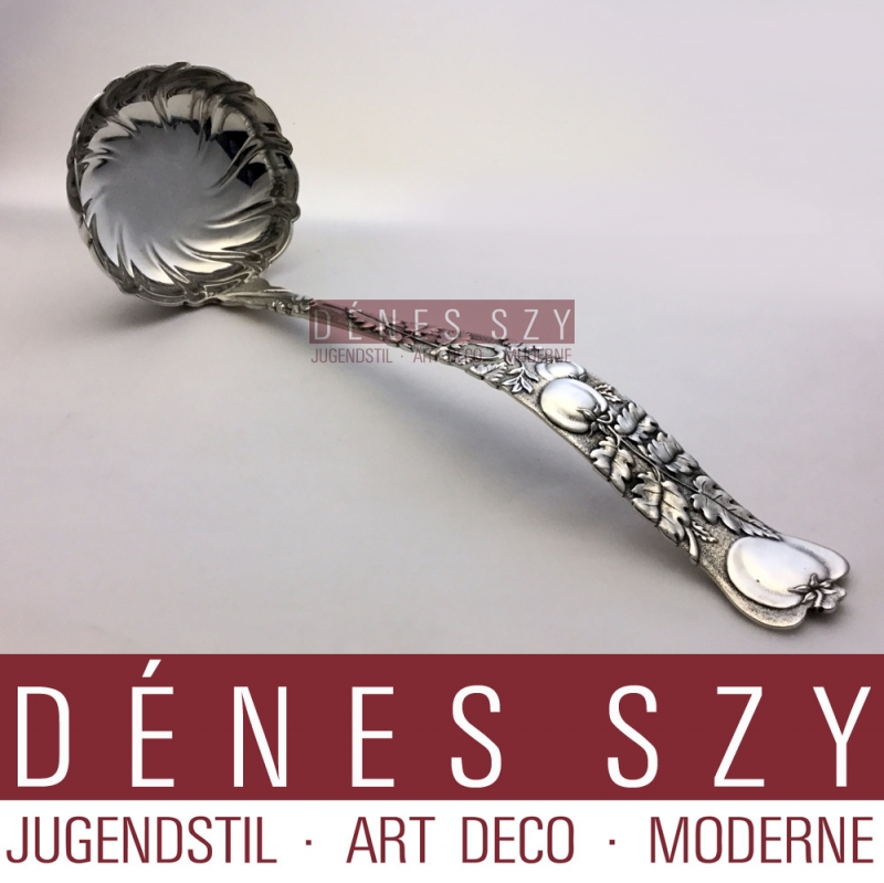 Vine pattern by Tiffany, Sterling silver cutlery, soup ladle 11 inch