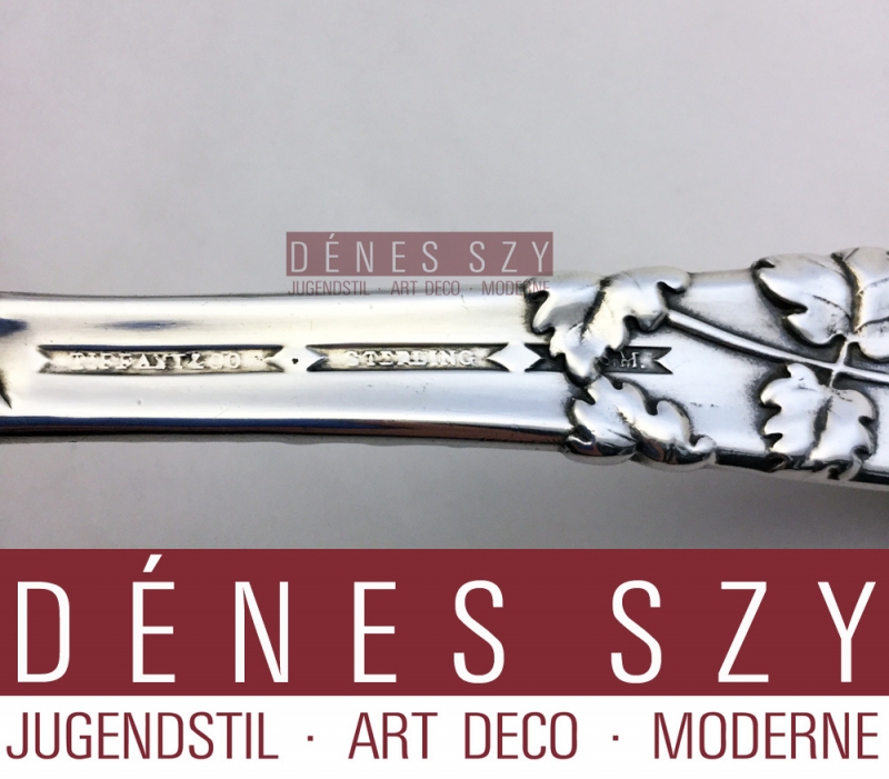 Vine pattern by Tiffany, Sterling silver cutlery, soup ladle 11 inch