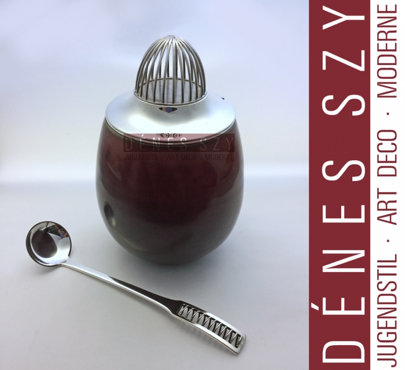 FRANTZ HINGELBERG Sterling ROYAL KOPENHAGEN Keramik Dose