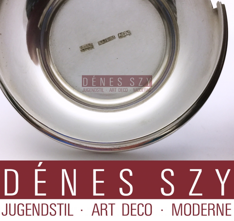 Frantz Hingelberg Sterling Royal Copenhagen ceramic jam jarr