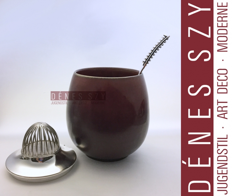 Frantz Hingelberg Sterling Royal Copenhagen boîte en céramique