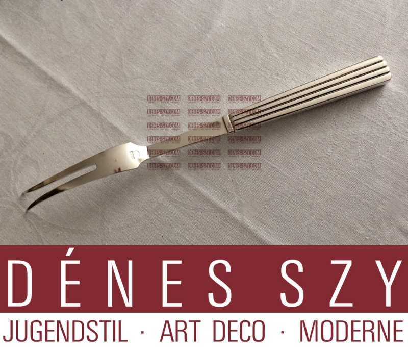 Posate in argento Georg Jensen Bernadotte XXL forchetta per arrosto 24,8 cm
