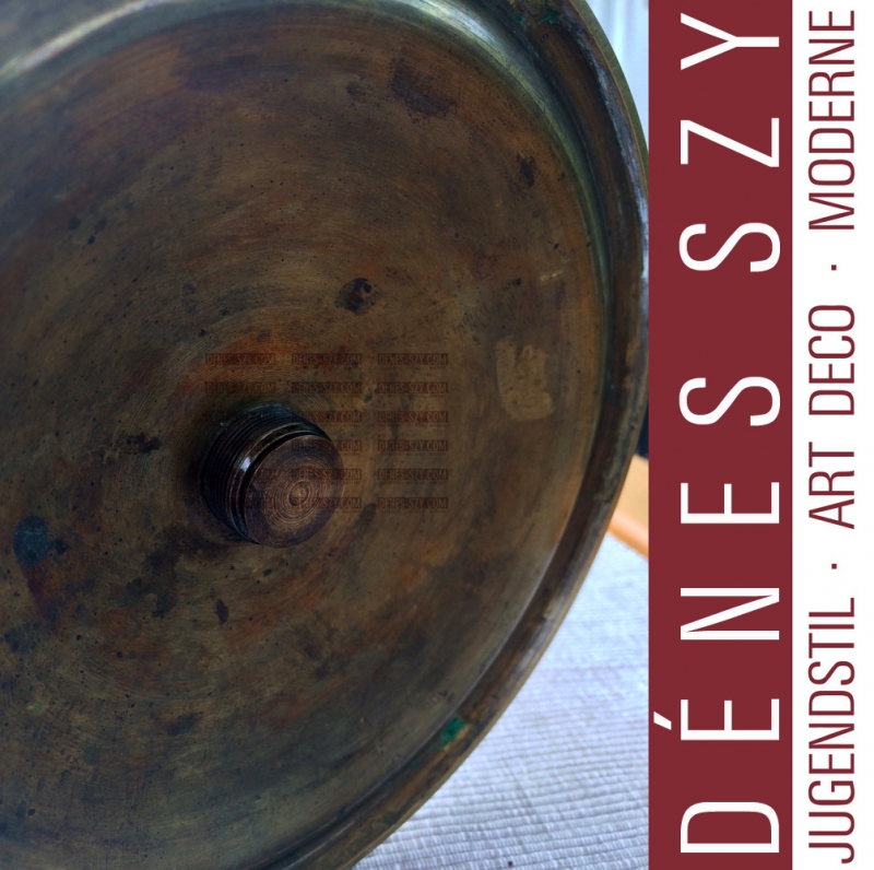 Bruno Paul München Jugendstil Messing Kerzenleuchter 1901