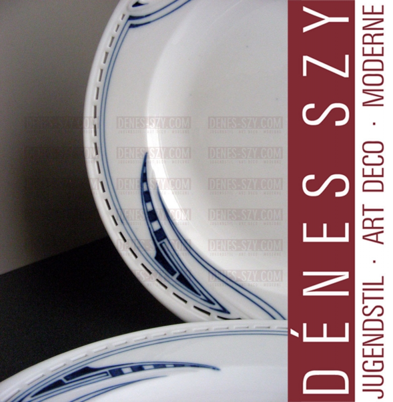 Meissen, Henry van de Velde, Peitschenhieb porcelain pierced plate