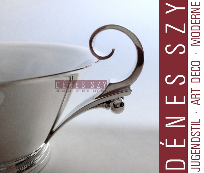 GEORG JENSEN SILBER HANDMADE PYRAMIDE Anbietschale 600