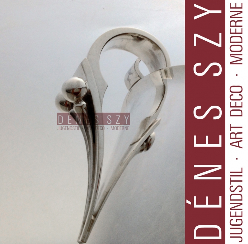 GEORG JENSEN SILBER HANDMADE PYRAMIDE Anbietschale 600