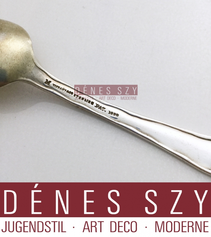 Vine pattern by Tiffany, Sterling silver cutlery, Coffee spoon