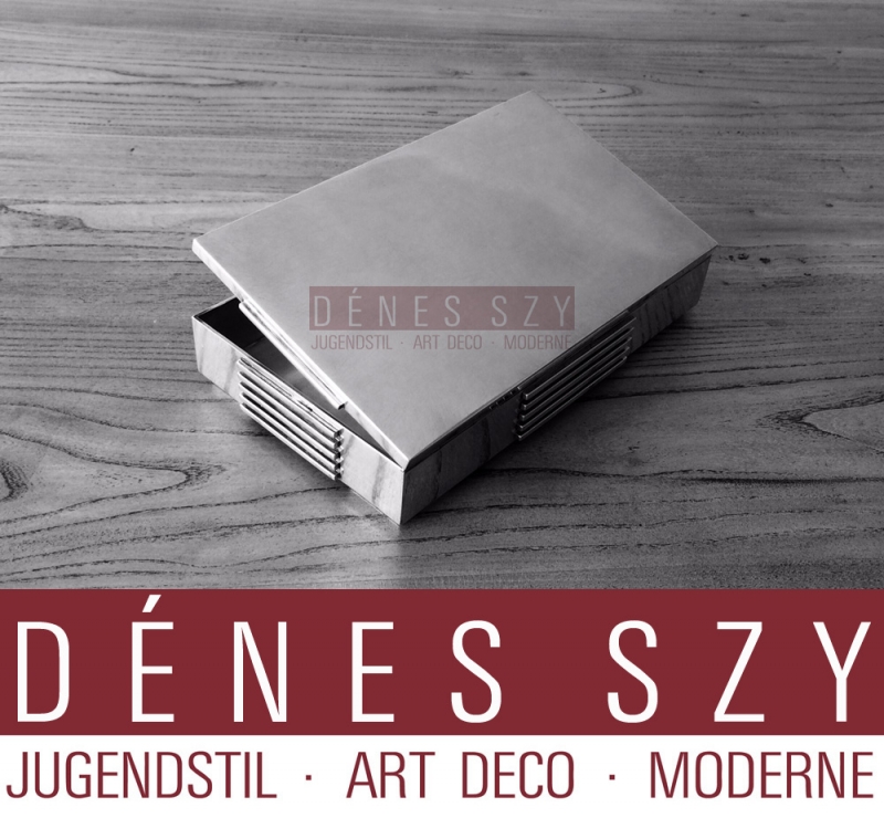 Scatola XXL in argento sterling Art Deco Georg Jensen 857 JJ