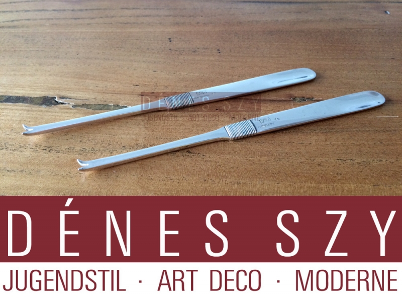 Silver Thread by Frantz Hingelberg, Sterling Denmark, lobster pick, fork