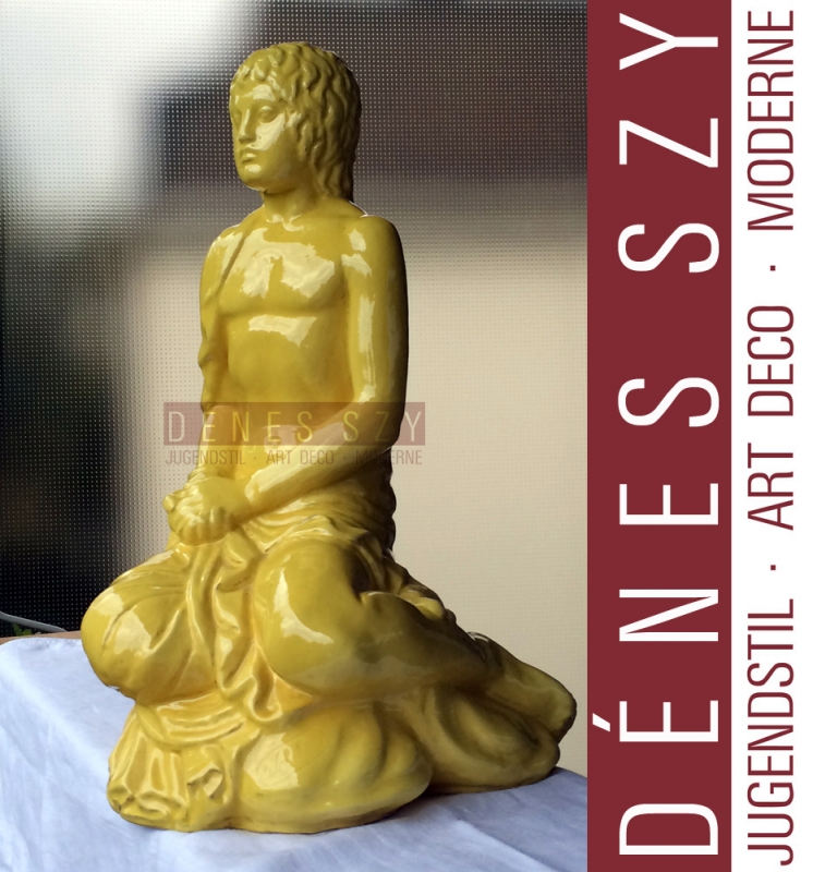 The Truth ceramic figure by Bernhard Hoetger Darmstadt Laeuger Karlsruhe