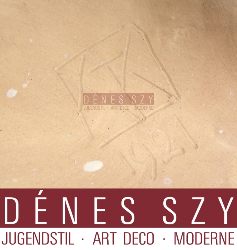 HOETGER: LA VÉRITÉ. Figure Art Nouveau, colonie d'artistes de Darmstadt, Allemagne