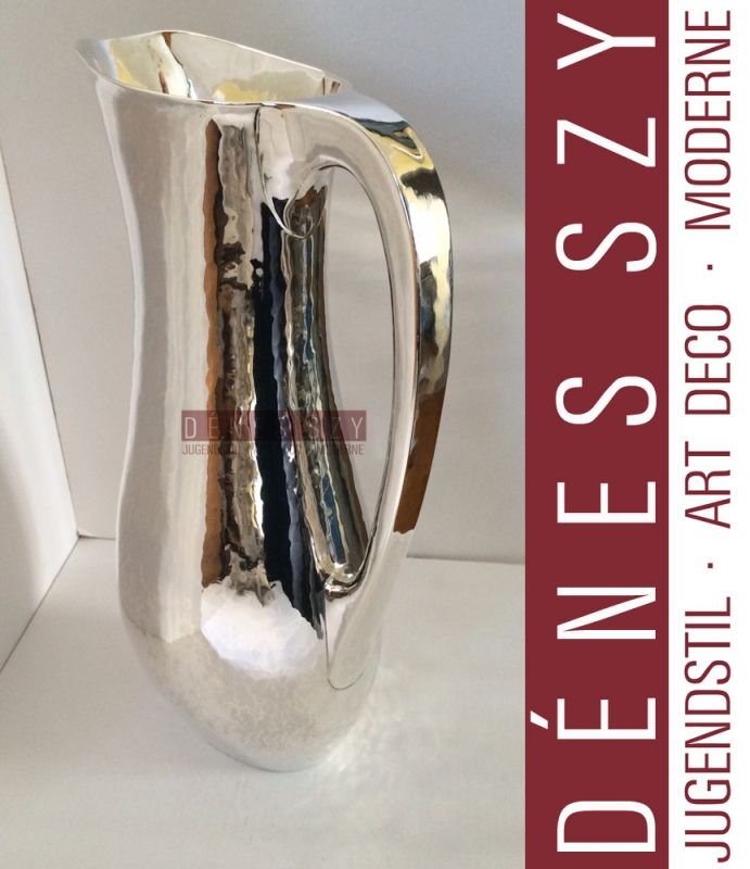 Emmy Roth Pichet à vin Art Déco en argent massif 1928/30