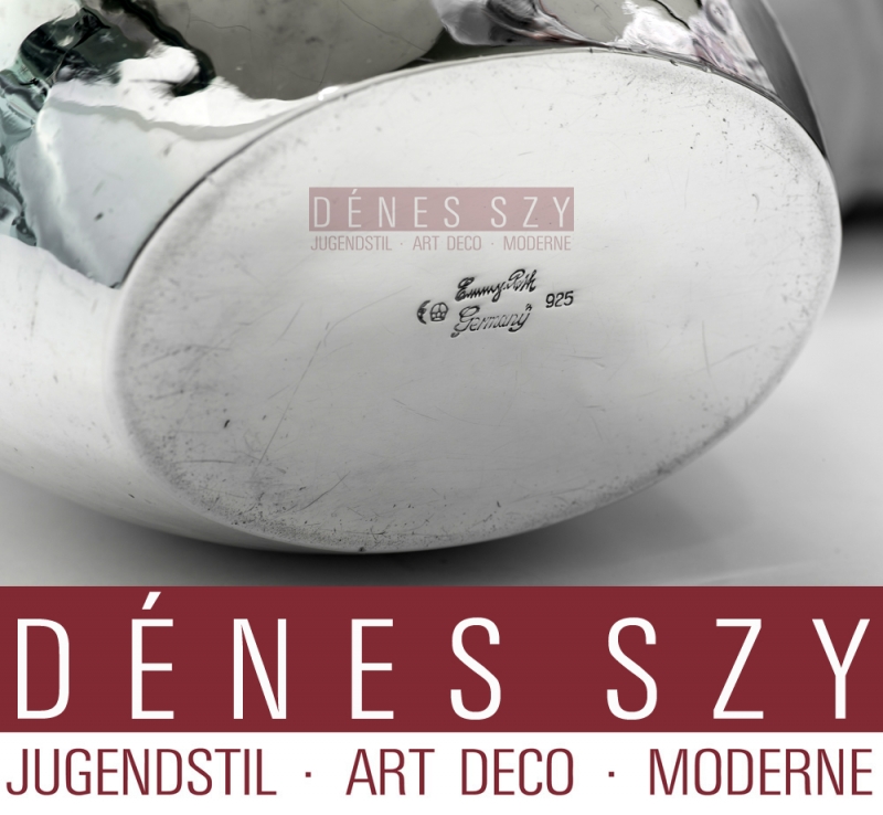 Emmy Roth Pichet à vin Art Déco en argent massif 1928/30