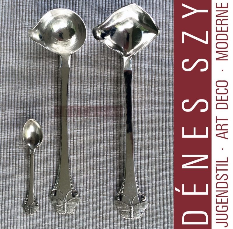SAHNEKELLE Schmetterling Silberbesteck SOMMERFUGL SOLV BESTICK