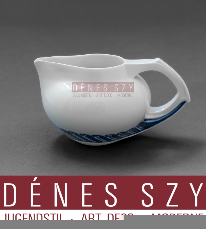 Henry van de Velde Meissen 1900 bricchetto della panna colpo di frusta stile liberty