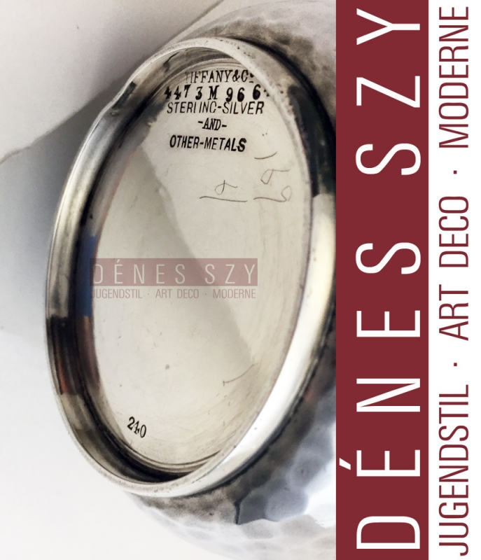 Tiffany and Co. American, Silver and mixed metal, Japonesque Bud vase