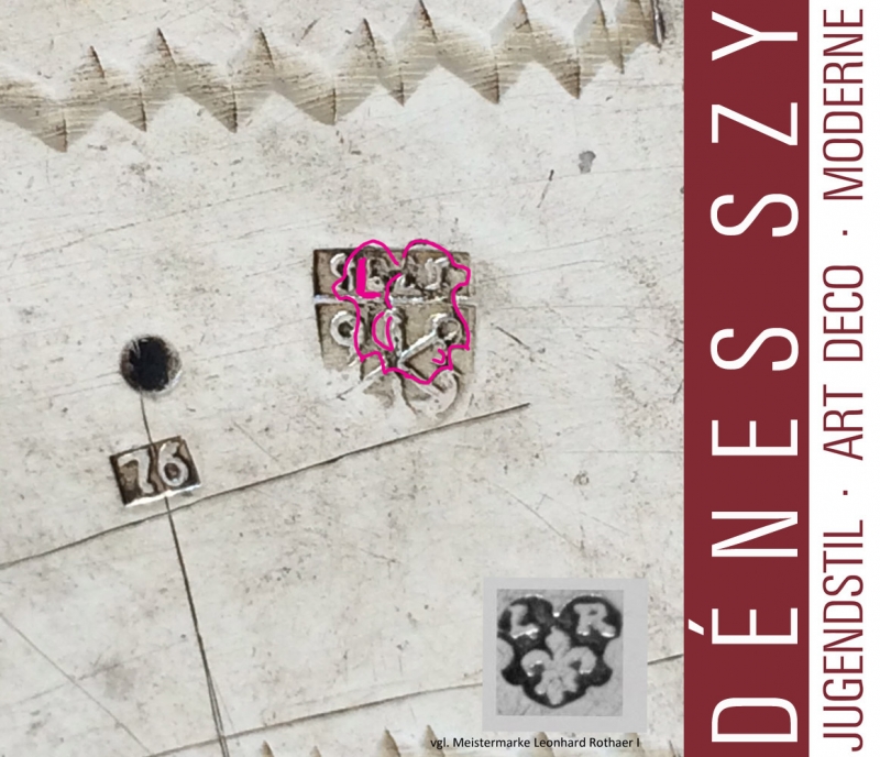 German Silver Baroque beaker 1688-98 Leonhard Rothaer I