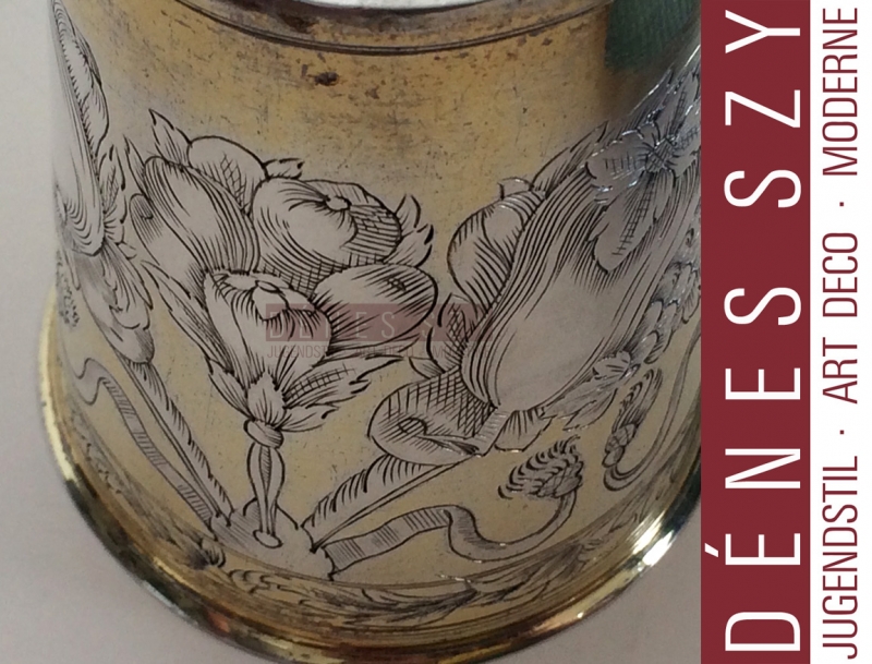 German Silver Baroque beaker 1688-98 Leonhard Rothaer I