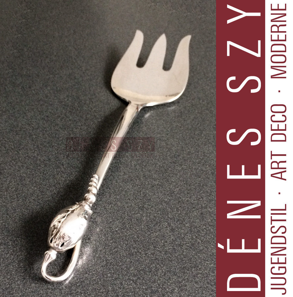 Georg Jensen Silber Besteck Magnolia Blossom Fischvorlegegabel b