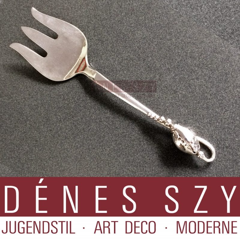 GEORG JENSEN SILBER Besteck MAGNOLIA BLOSSOM Vorlegegabel