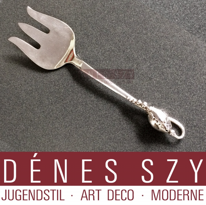 GEORG JENSEN SILBER Besteck MAGNOLIA BLOSSOM Vorlegegabel