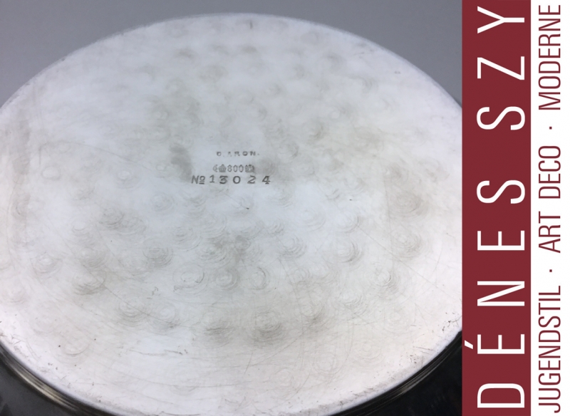 Paula Straus Art Deco teiera e zucchiera 13024 argento