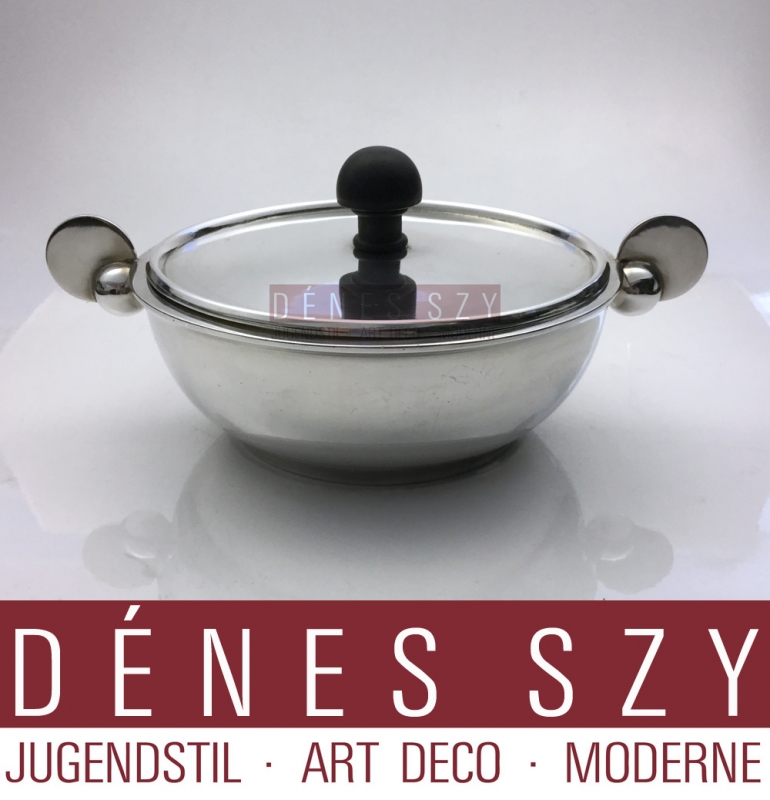 Paula Straus Art Deco teiera e zucchiera 13024 argento