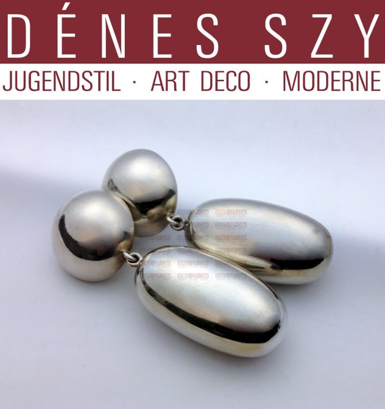 Georg Jensen Sterling Silber SCHMUCK Paar Ohrclips # 483