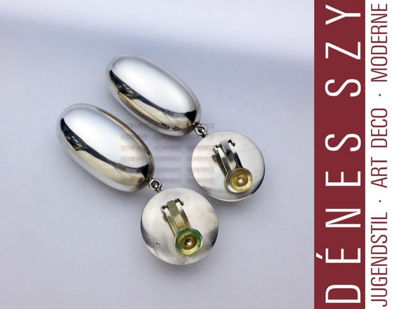 Georg Jensen Sterling Silber SCHMUCK Paar Ohrclips # 483
