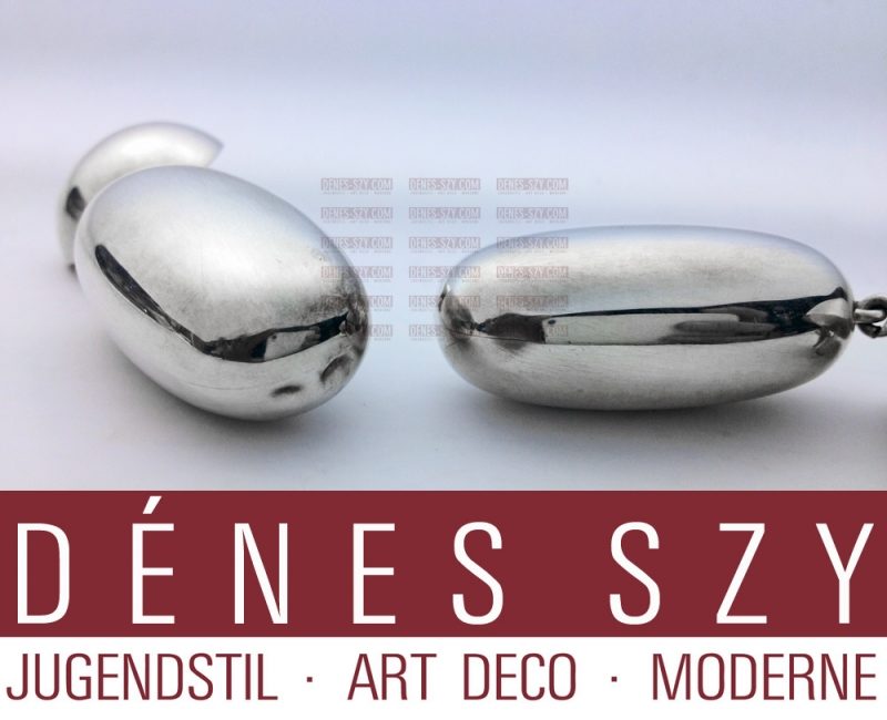 Georg Jensen Sterling Silber SCHMUCK Paar Ohrclips # 483