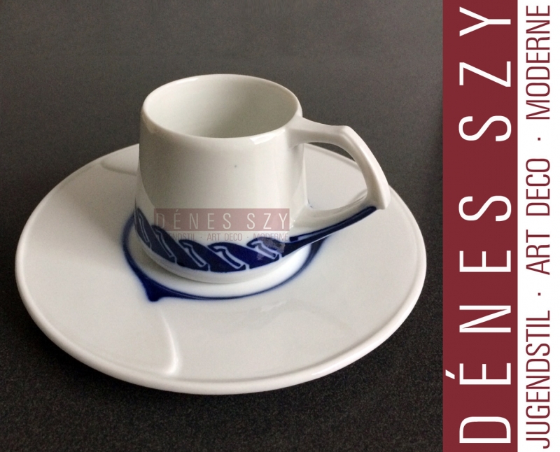 Meissen 1900 porcellana di Henry van de Velde tazza da moca