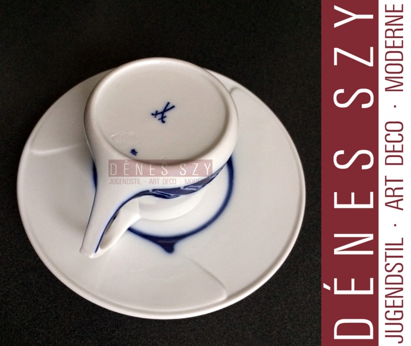 Meissen 1900 porcellana di Henry van de Velde tazza da moca