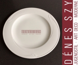 porcellana Meissen 1900 liberty piatto da dolce Henry van de Velde